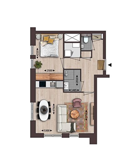 2-kamerappartement te koop in Zaandam – Paltroksstraat (Bouwnr. H..), Boerejonkerbuurt