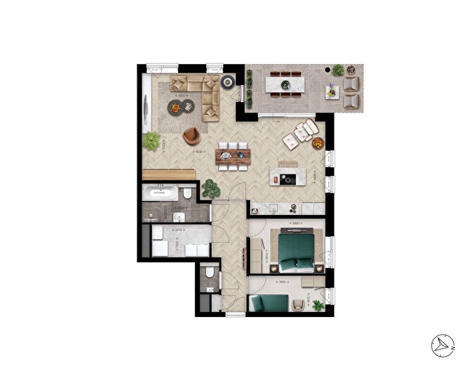 1-kamerappartement te koop in Sint Philipsland, Sint Philipsland