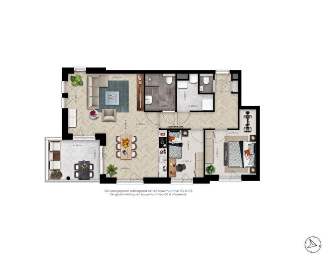 1-kamerappartement te koop in Sint Philipsland, Sint Philipsland