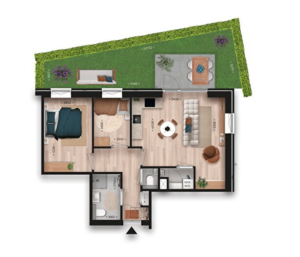 3-kamerappartement te koop in Hengelo (OV) – Type E (Bouwnr. ), Tuindorp 't Lansink