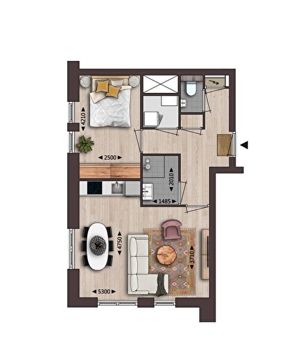 2-kamerappartement te koop in Zaandam – Paltrokstraat (Bouwnr. H..), Boerejonkerbuurt