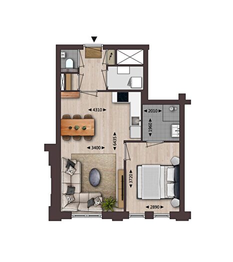 2-kamerappartement te koop in Zaandam – Paltrokstraat (Bouwnr. H..), Boerejonkerbuurt