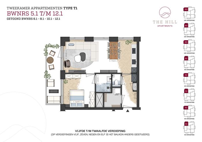 2-kamerappartement te koop in Gouda – T1 (Bouwnr. .), De Goudse Poort