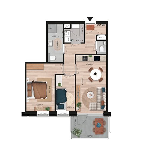 3-kamerappartement te koop in Hengelo (OV) – Type B (Bouwnr. ), Tuindorp 't Lansink