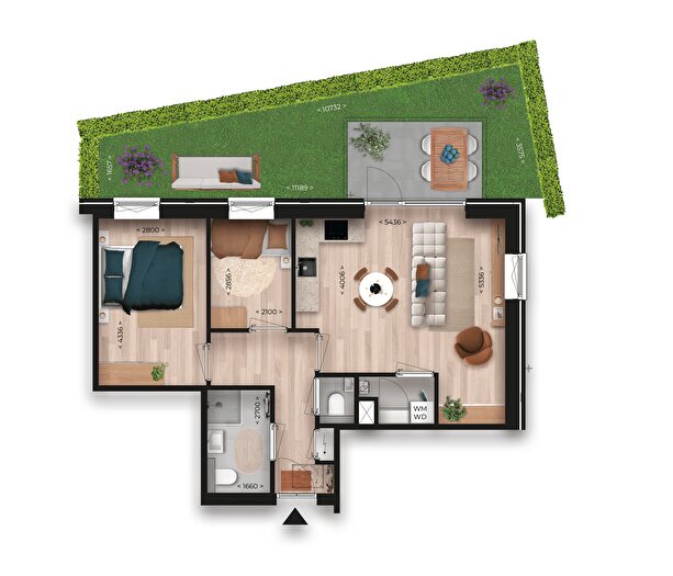3-kamerappartement te koop in Hengelo (OV) – Type E (Bouwnr. ), Tuindorp 't Lansink