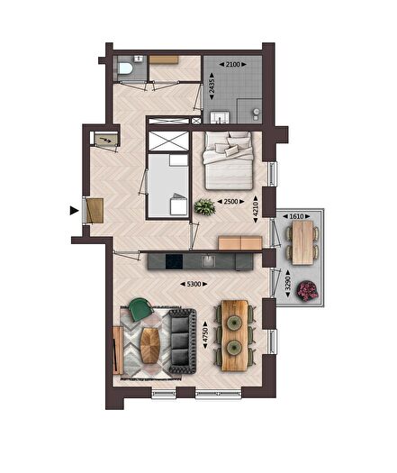 2-kamerappartement te koop in Zaandam – Paltrokstraat (Bouwnr. H..), Boerejonkerbuurt