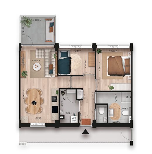 3-kamerappartement te koop in Hengelo (OV) – Type K (Bouwnr. ), Tuindorp 't Lansink